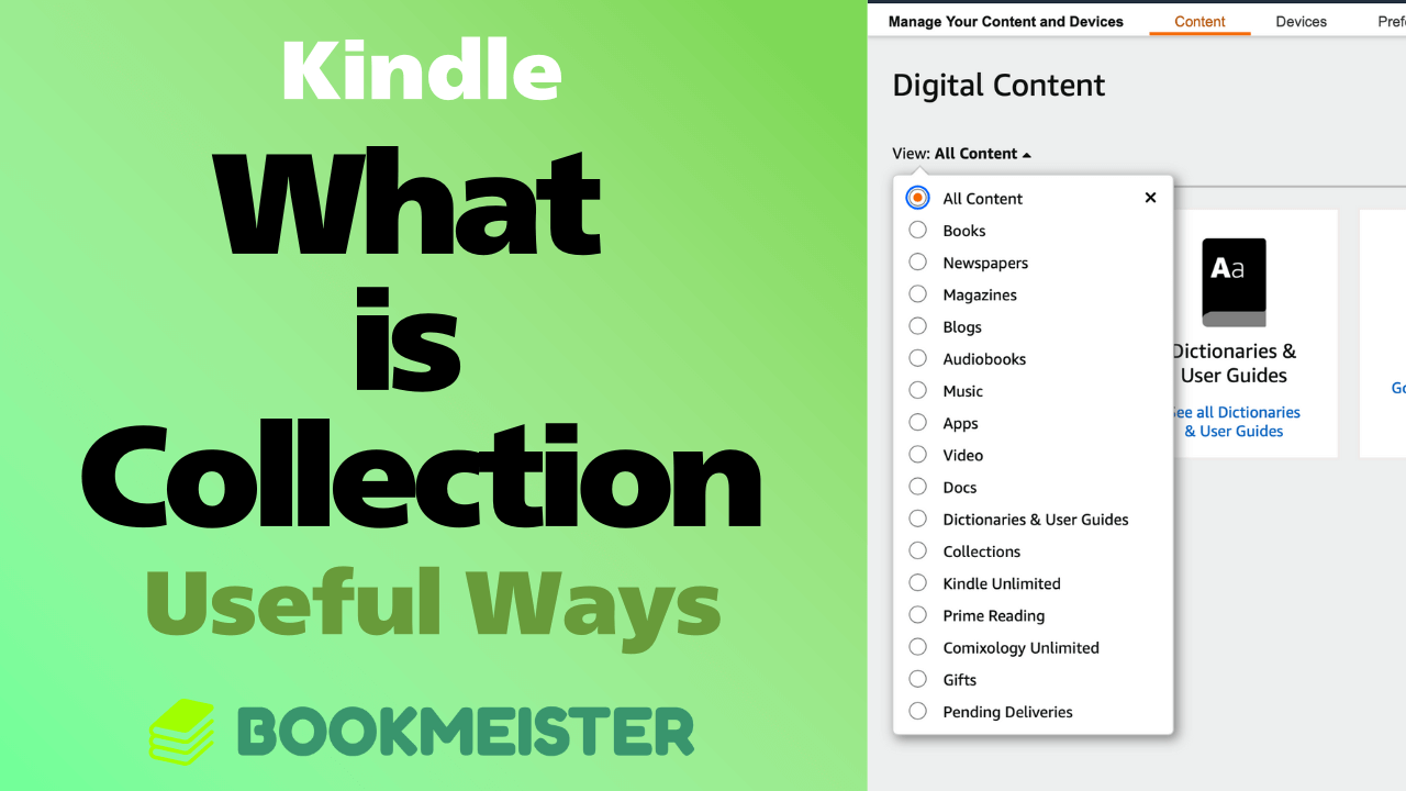 What is Collection in Kindle? Useful Ways to Organize